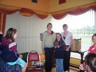 Girls under 10 team presentation night