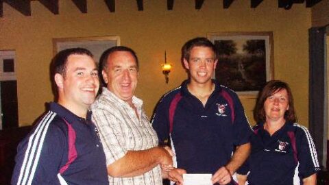 Club sponsor & Lotto winner presentation