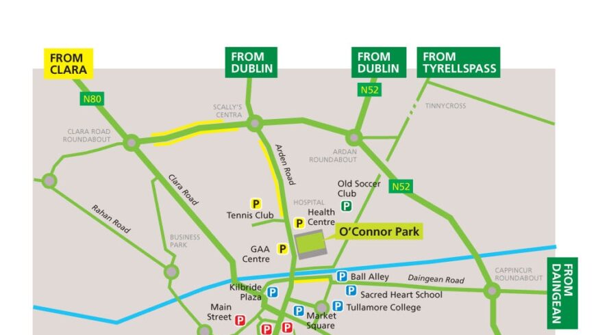 Ticket details and Parking Plan for Meath V Laois round 4 qualifier