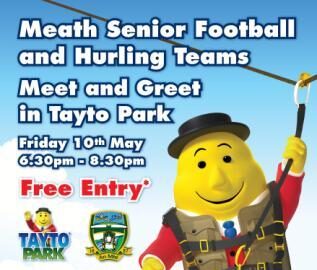 Meet & Greet – Meath Senior Teams in Tayto Park