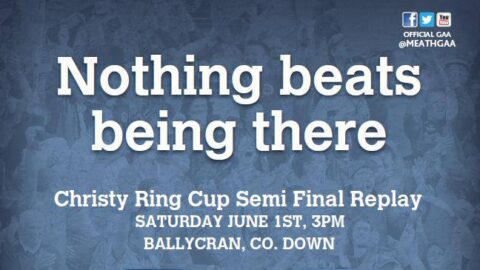 Best of luck to the Meath hurlers in CR semi-final replay