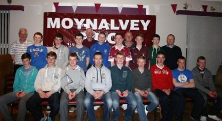 Moynalvey juveniles meet Oisin McConville