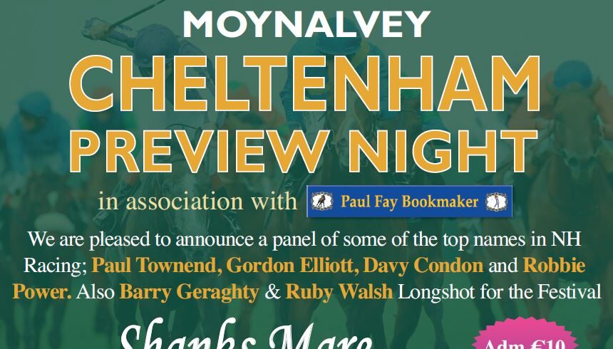 Cheltenham Preview Night – Saturday 7th March