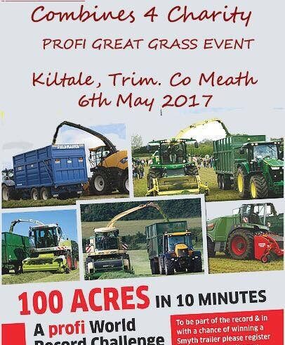 Combines For Charity Event – Taking Place On Our Doorstep on Saturday 6th May