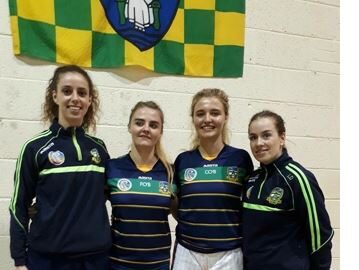 Local Girls in All Ireland Camogie Final Action