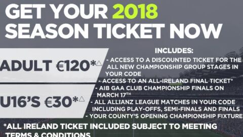 2018 Season Ticket