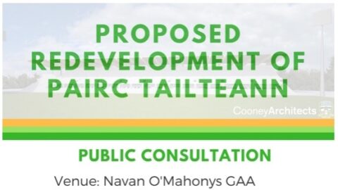 Proposed Re-Development of Pairc Tailteann – Public Consultation