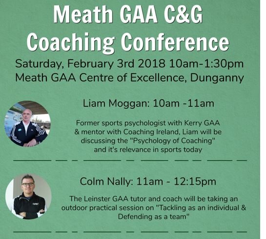 Meath GAA Coaching & Games Conference 2018:  3/2/18