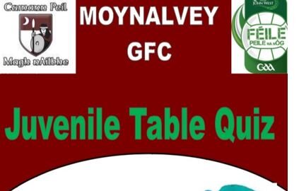 Feile Fundraising Table Quiz / Membership Evening – Friday 23rd March