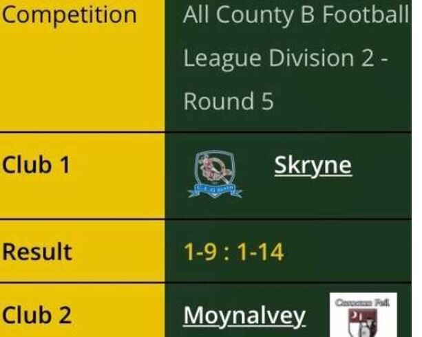 Brennnan top scores as Moynalvey overcome Skryne in B League