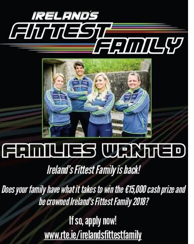 Fancy Entering “Ireland’s Fittest Family” TV Series?