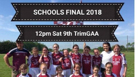 Moynalvey N.S Girls in Cumann na mBunscoil Final this Saturday 9th June