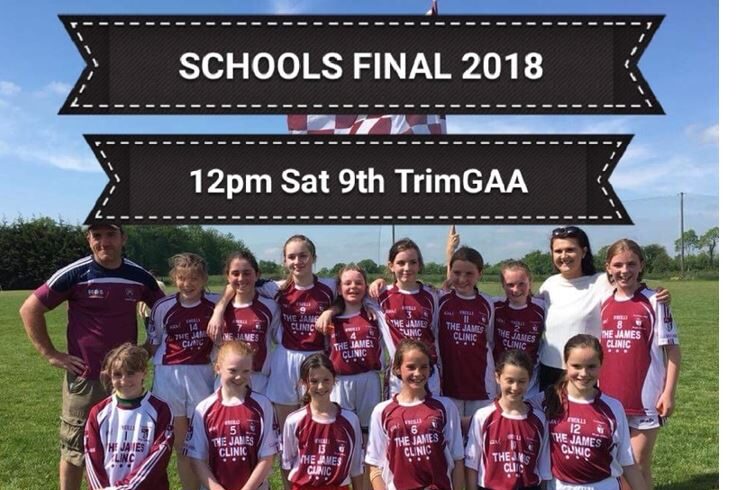 Moynalvey N.S Girls in Cumann na mBunscoil Final this Saturday 9th June