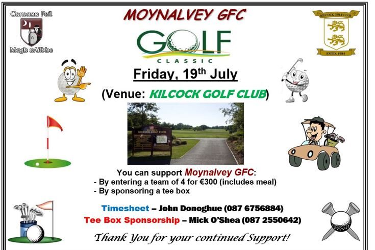 2019 Golf Classic set for Friday 19th July – Kilcock Golf Club