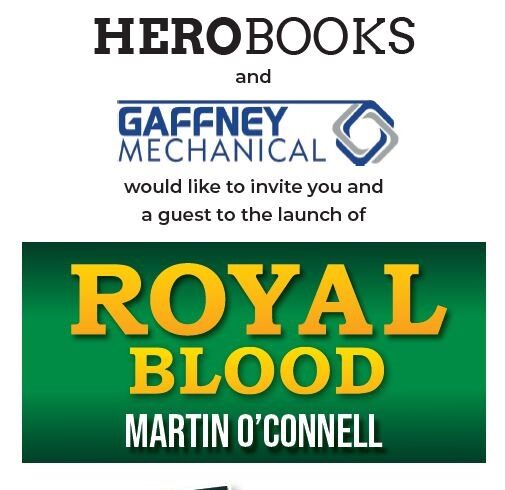 INVITE – Martin O’Connell Book Launch – FRiday 18th October 2019