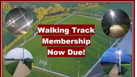 Membership for Walking Track Now Due!