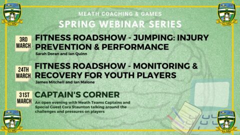 Meath Coaching & Games – Spring Webinar Series