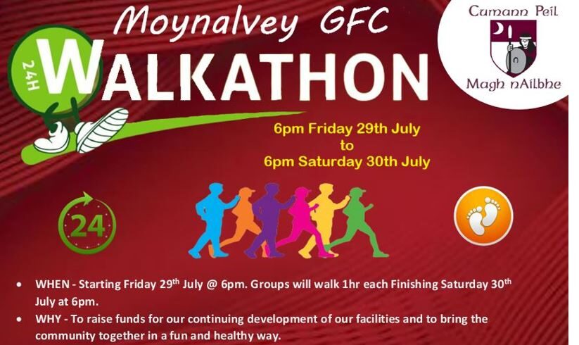 24HR WALK-A-THON FUNDRAISER (Friday 29th & Saturday 30th July 6pm-6pm)