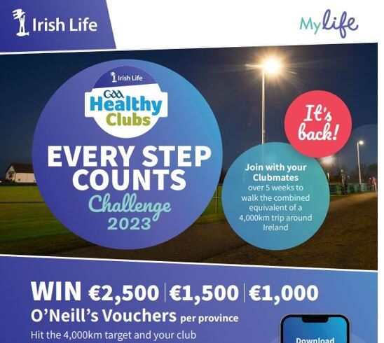 Join Our “EVERY STEP COUNTS” Challenge – starts Wednesday 11th January and finishes Wednesday 15th February